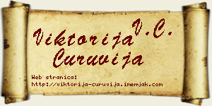 Viktorija Ćuruvija vizit kartica